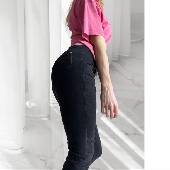 ALICE MCCALL denim frayed ankle flares with button fly, size 10 - Picture 7 of 15